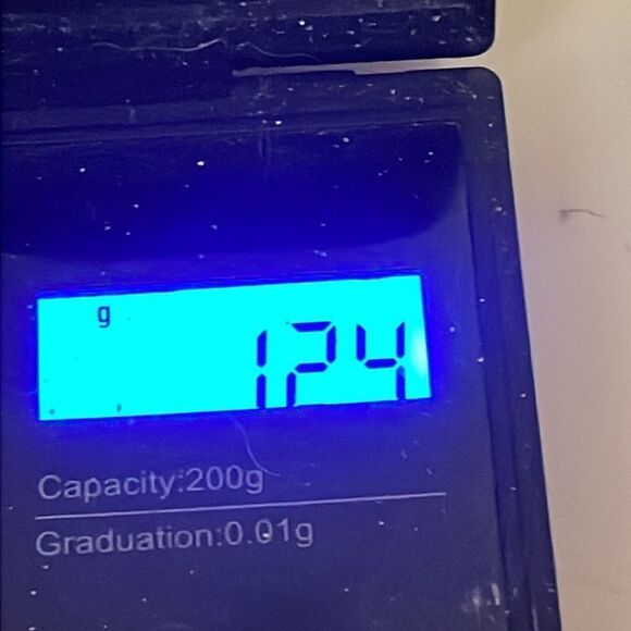 1” silver tone cross w/black onyx colored bead charm/pendant w/jump hoop - Picture 9 of 9